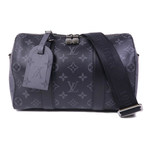 LOUIS VUITTON Monogram Eclipse City Keepall手挽肩背兩用袋