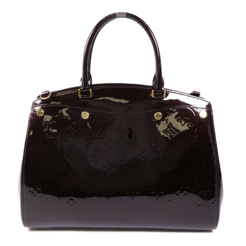 LOUIS VUITTON Vernis Brea MM金扣手挽肩背兩用袋-1