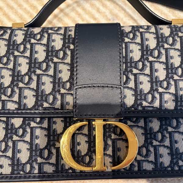 Dior /迪奧 老花蒙田30 單肩斜跨包 尺寸24*17*6-9