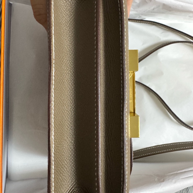 金剛套裝[保證全新正貨］愛馬仕 Hermes Etoupe Mini Constance and Constance Slim Set-6