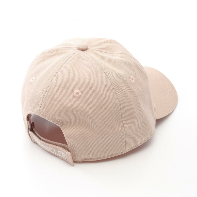 MONCLER BERRETTO 棒球帽 3B70310 帆布 粉紅色 二手 男女通用-1