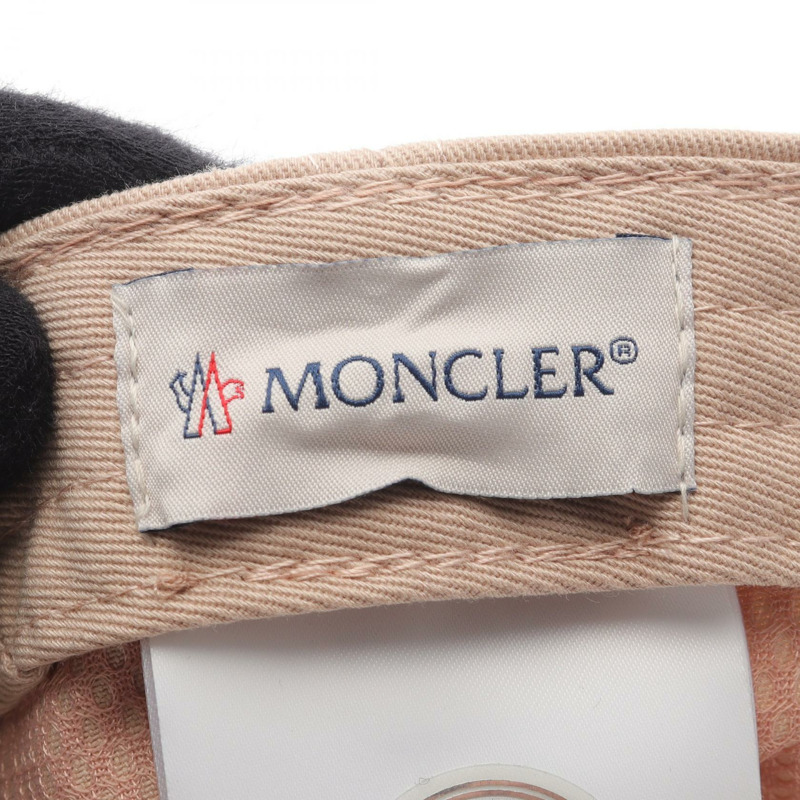 MONCLER BERRETTO 棒球帽 3B70310 帆布 粉紅色 二手 男女通用-3