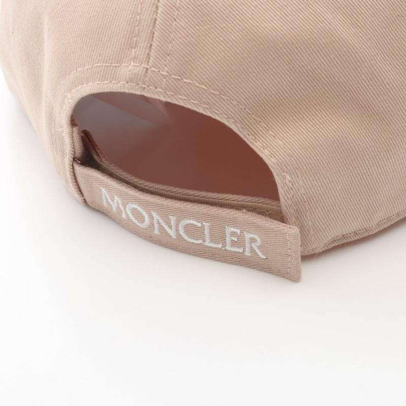 MONCLER BERRETTO 棒球帽 3B70310 帆布 粉紅色 二手 男女通用-5