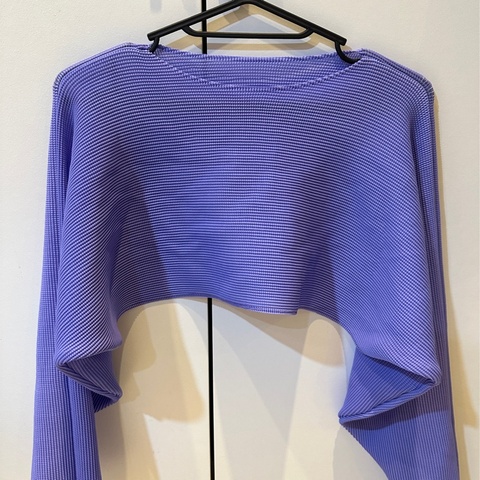 me Issey Miyake 紫色短板上衣 三宅一生