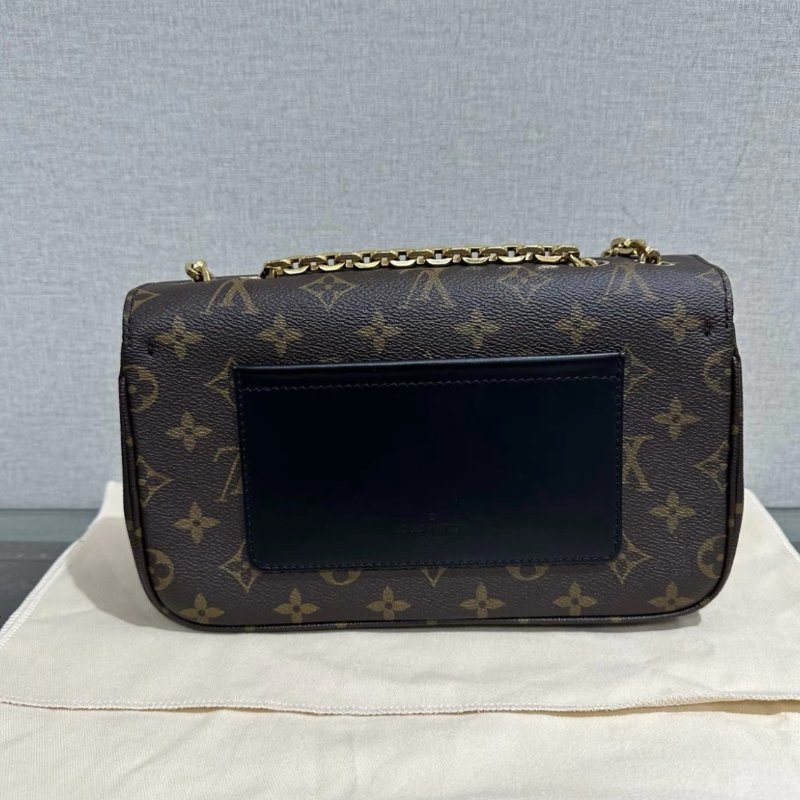 LV Marceau老花黑金扣郵差包 芯片款 24.5*15*6.5 99新 配件塵袋-5