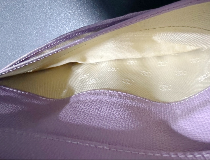 Chanel 香奈兒夢幻紫長夾-6