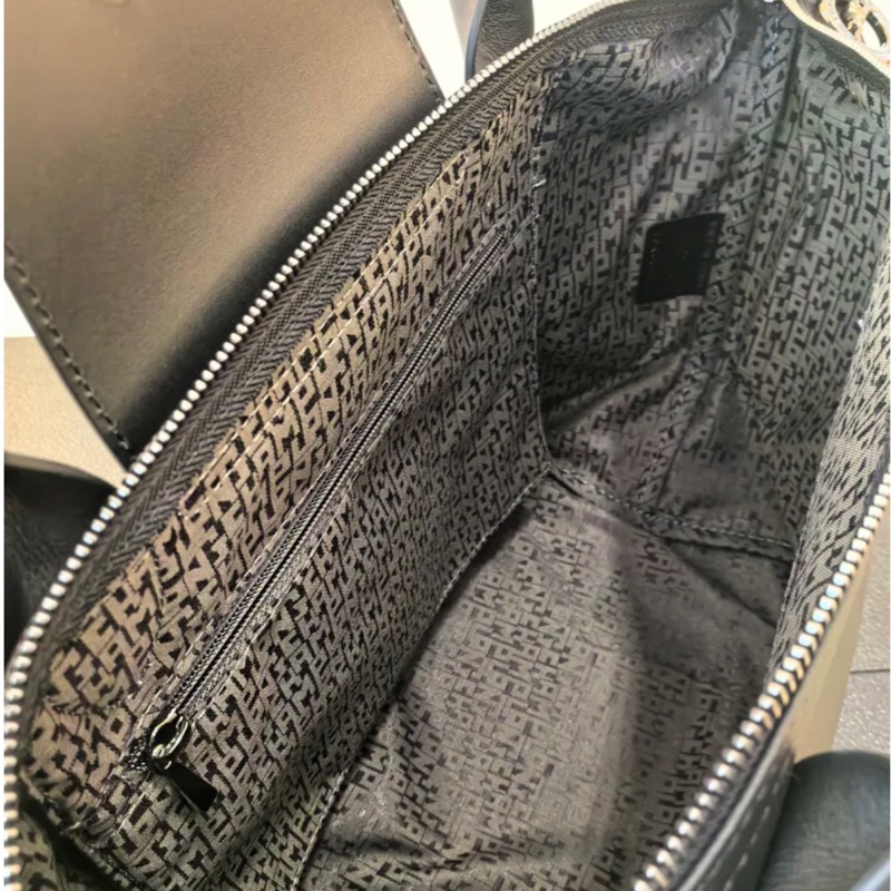 Longchamp Le Pliage Xtra 黑色 小牛皮 小號  斜挎/手提包-1