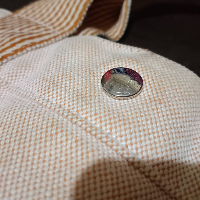 🟧[狀況良好] //🟧HERMES🟧//愛馬仕手提帆布包/橙色-4