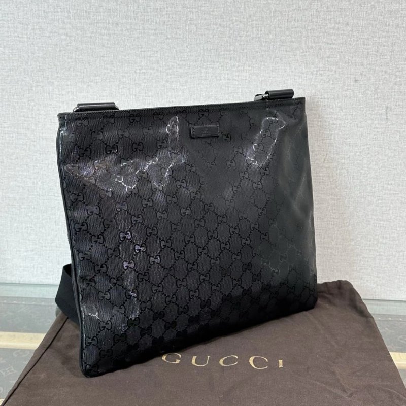 GUCCI 水晶皮郵差斜背包35*29 98新 配件塵袋-2