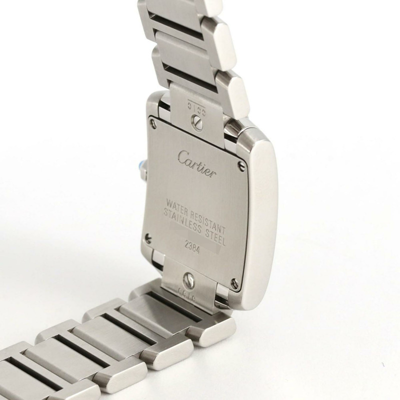 卡地亞 Tank Francaise SM W51008Q3 SS 腕錶石英-5