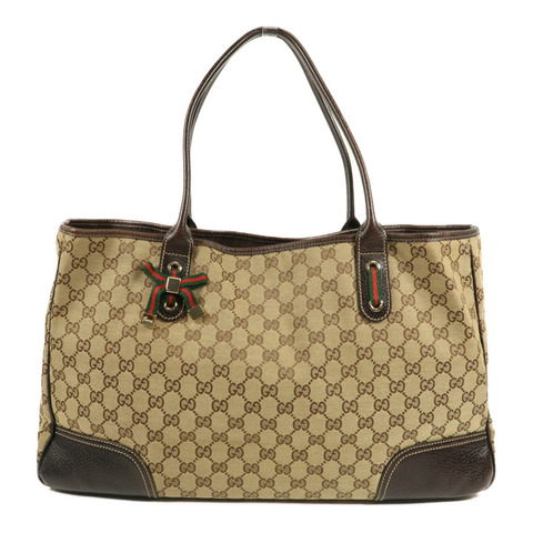 GUCCI 帆布Shoulder Bag金扣肩背袋