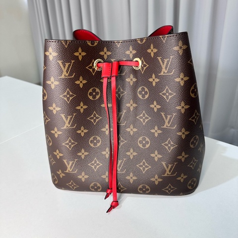 LV neonoe老花紅色水桶包