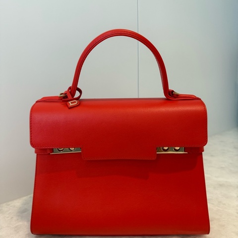 Delvaux Tempête MM｜Piment Calf Souple 全新｜附購證＋全配件