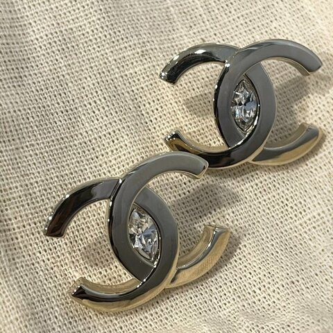 全新 現貨Chanel 雙C logo耳針