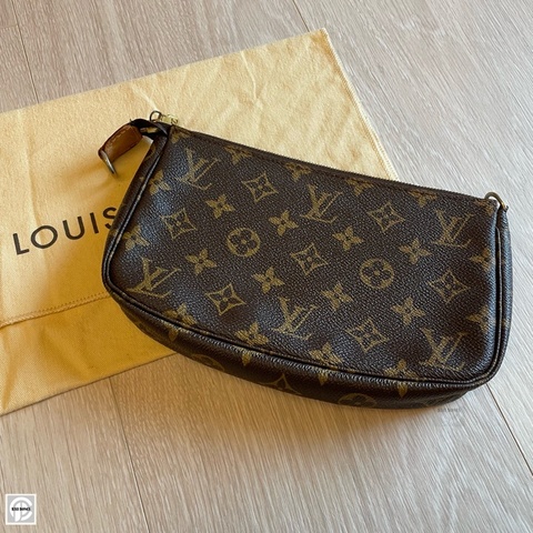 LV Louis Vuitton Monogram 麻將包 手提包