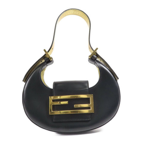 FENDI 牛皮皮革Cookie Hobo Bag金扣肩背袋