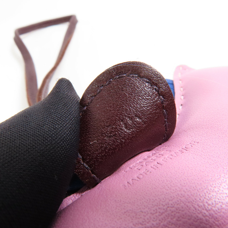 HERMES Milo皮革Rodeo PM掛飾X9 Mauve Sylvestr-6