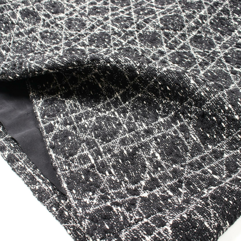 Christian Dior 藤格紋洋裝 421R65A7795 純棉 黑白 二手 女款 #40-5