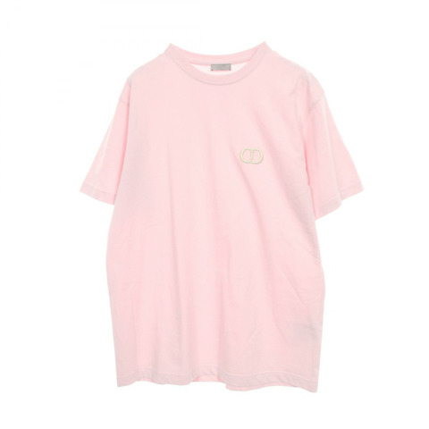 Christian Dior CD Icon 寬鬆版型 T 卹 943J605A0554 棉質粉紅二手男款 #L