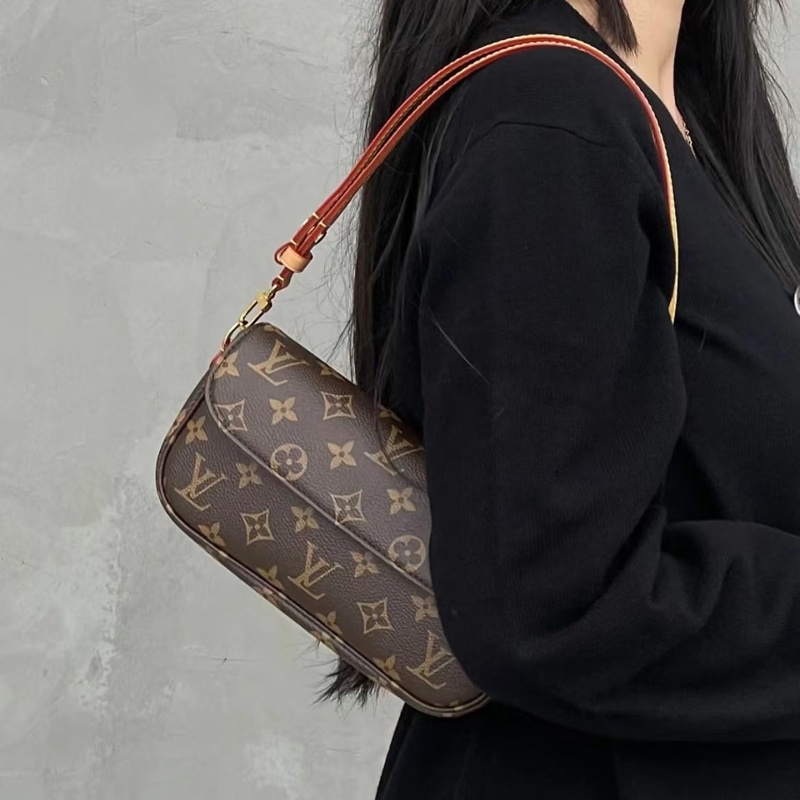 LV原花下蓋IVY WOC兩用肩側背包M81911-2