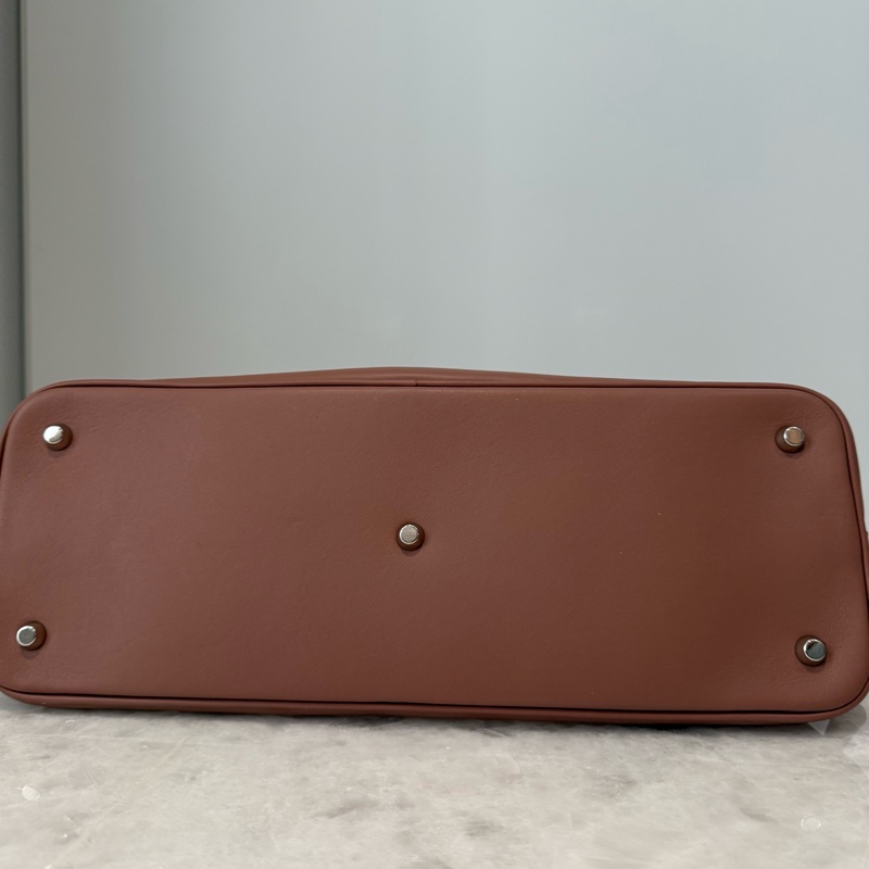 Christian Dior Diorissimo Dome Bag｜深米色皮革手提包｜Dior 經典款-2