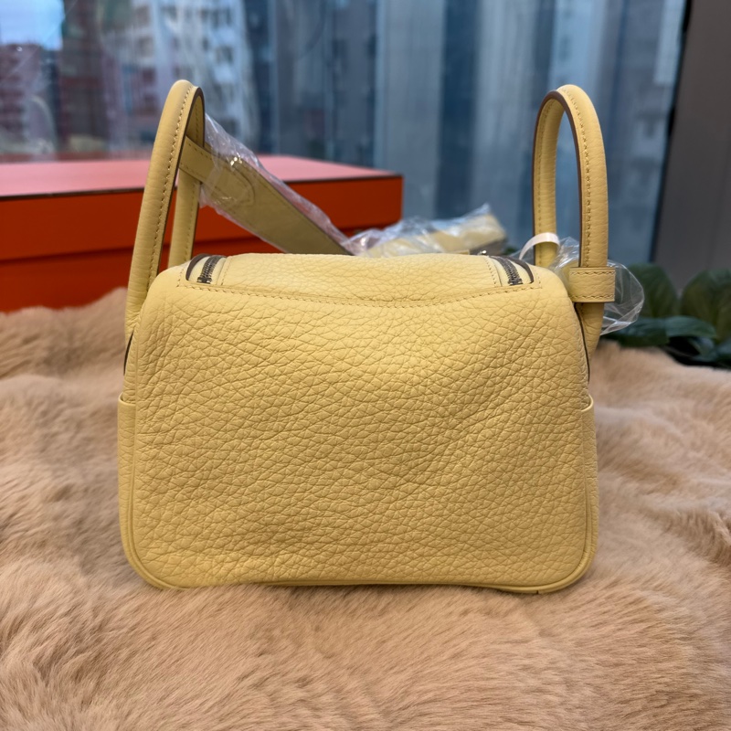 HERMES mini Lind2代i8米爾頓黃銀釦tc stamp W-6