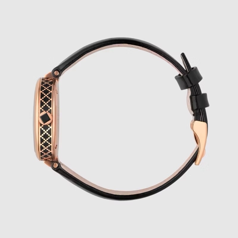 二手 GUCCI Diamantissima腕表 32毫米 玫瑰金 錶面9成新 錶帶全新-2