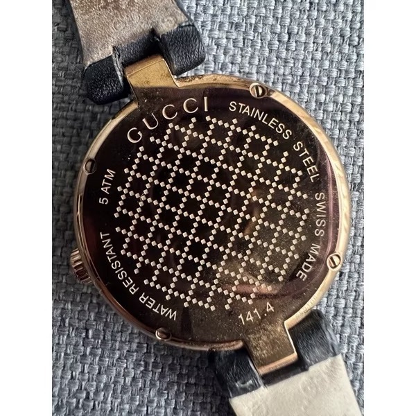 二手 GUCCI Diamantissima腕表 32毫米 玫瑰金 錶面9成新 錶帶全新-15
