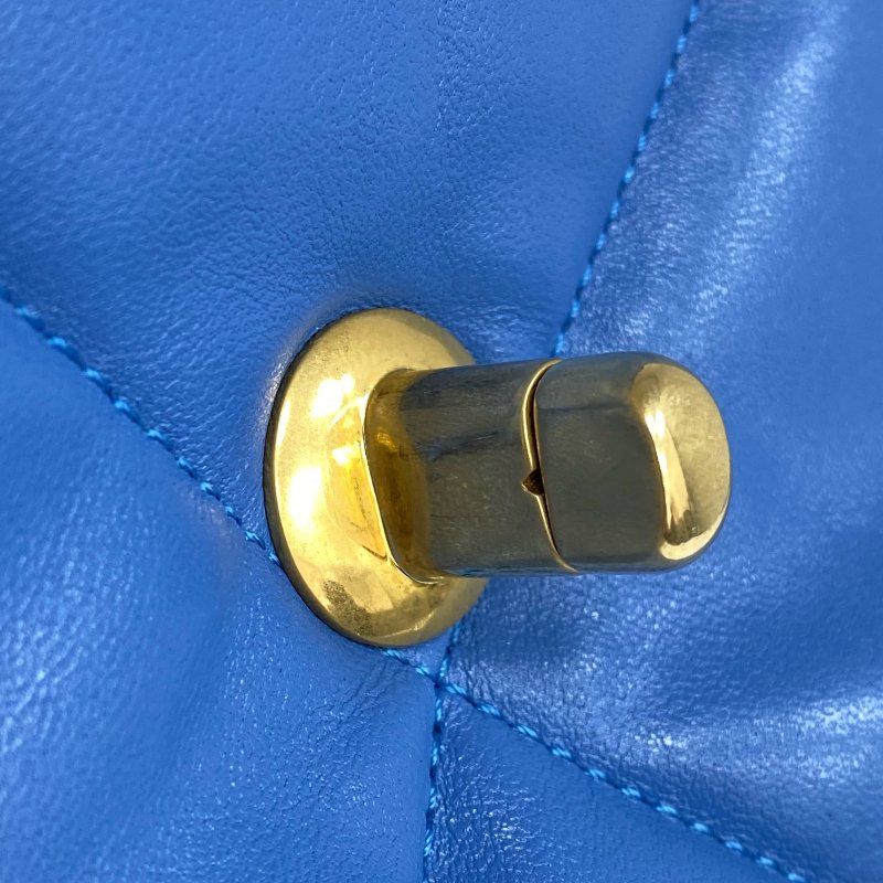 △ Chanel 香奈兒 19Bag Blue Lambskin Ruthenium-Finish Gold&Silver-tone Metal Chain 2Way Bag No.29 AS1160 藍色小羊皮鍍釕金色銀色金屬鏈條兩用袋 No.29 AS1160 -257013341-19