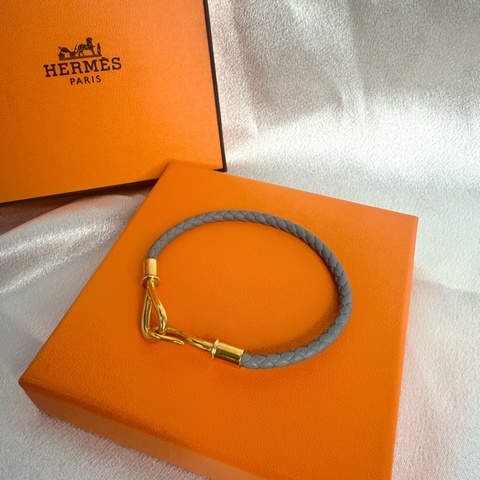 Hermes 灰藍色 手環 T0
