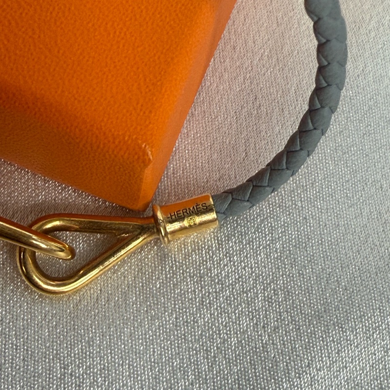 Hermes 灰藍色 手環 T0-5