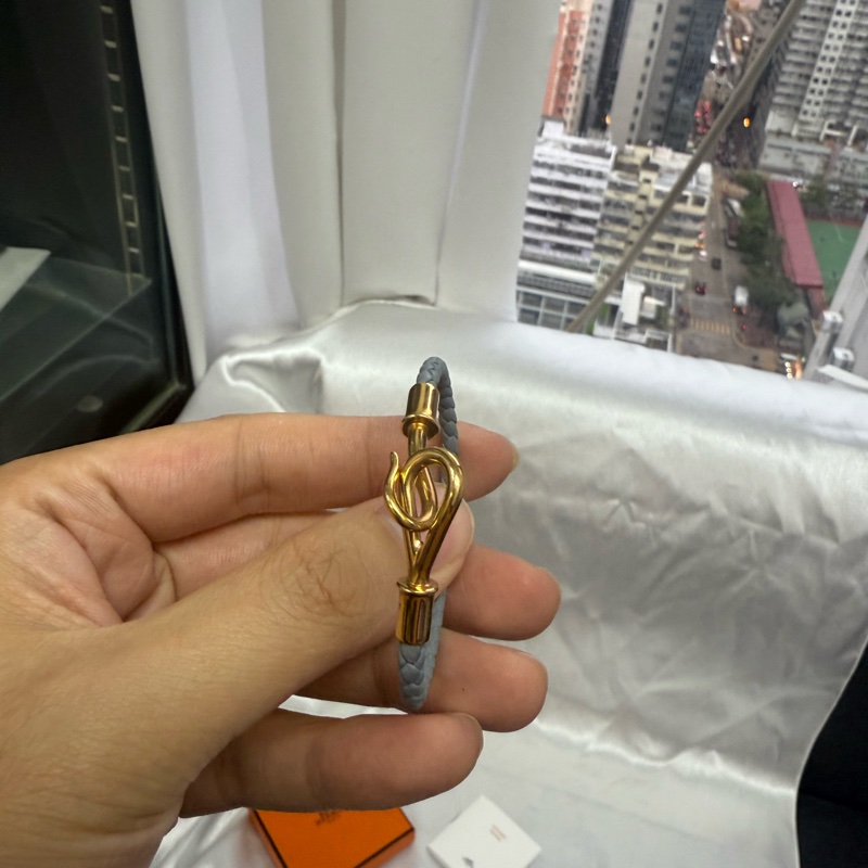 Hermes 灰藍色 手環 T0-7