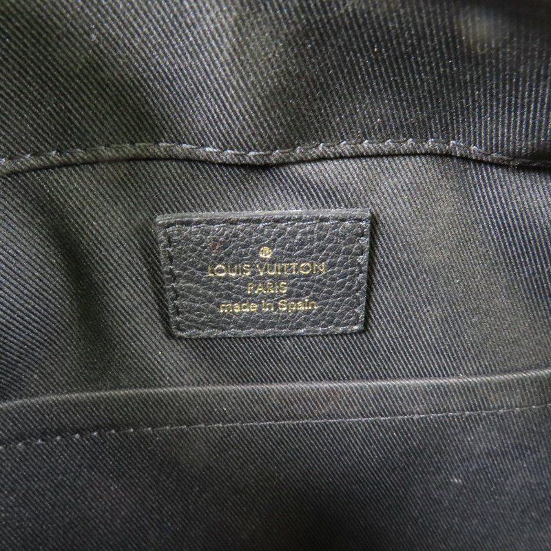 LOUIS VUITTON Monogram Saintonge金扣手挽袋棕色-13