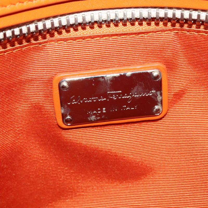 【日本直送】Salvatore Ferragamo Gancini 手袋帆布米色銀色正品 127854-16