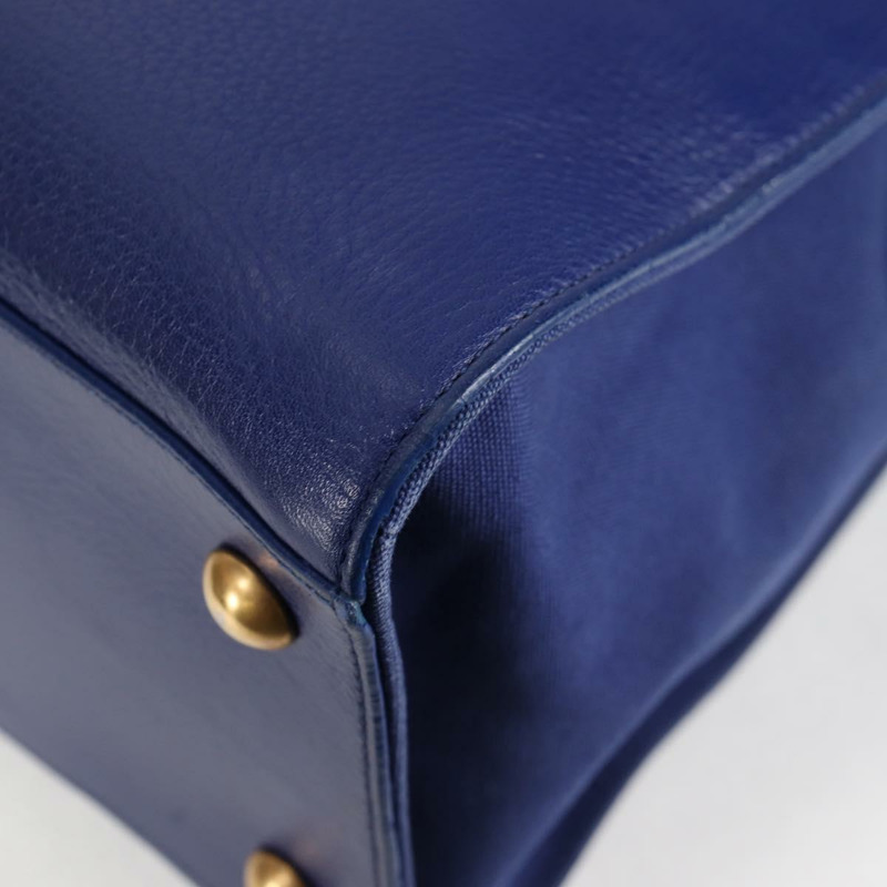 【日本直送】SAINT LAURENT 單肩包 皮革 2way 藍色 金色 313456 Auth 127908V-15