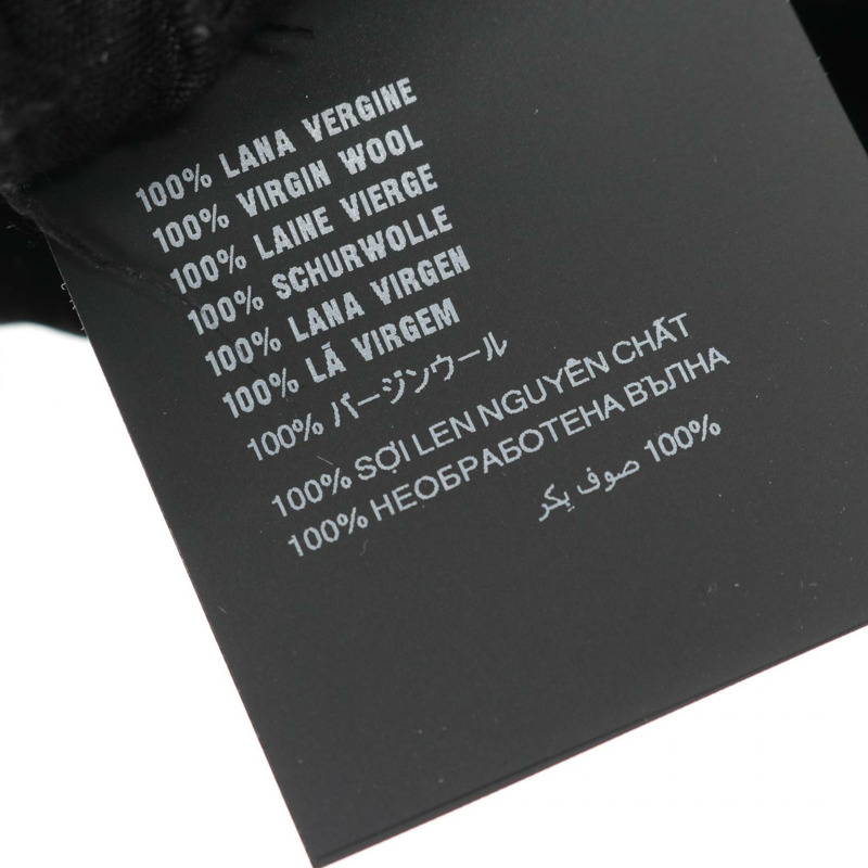 PRADA 三角形 logo V 領針織衫 P24M2R 羊毛海軍藍 #36 二手女款-4