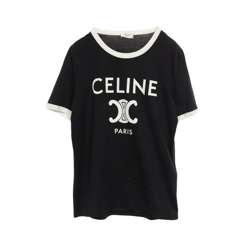 CELINE Triomphe 印花經典 Ringer T 卹 2X872671Q 38AW 棉質黑白二手女款