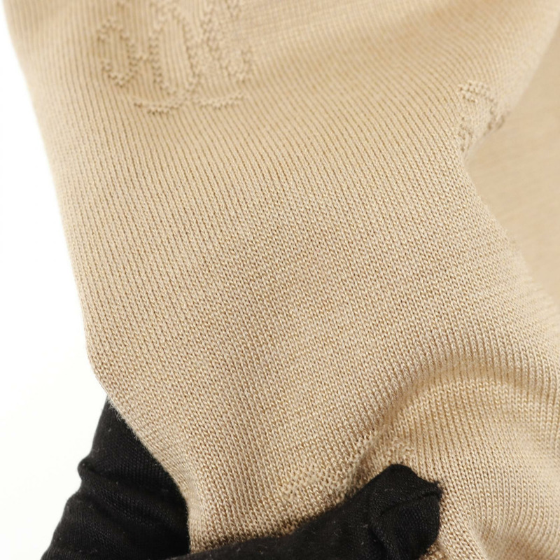 愛馬仕 H Lift 短袖中長連身裙，絲質棉質米色 #34 二手女裝-5