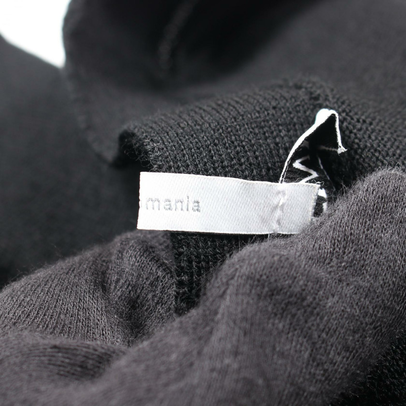 LOEWE Anagram 刺繡開襟衫 Q825Y16K05 羊毛 黑色 M 碼 二手 男士-4