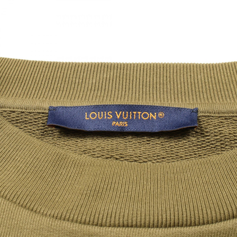 LOUIS VUITTON 棉質簽名運動衫 RM241 FWC HQY88W 棉質卡其色 二手男款-2