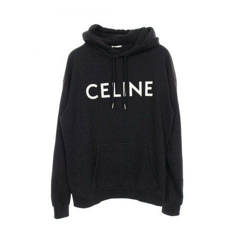 CELINE 寬鬆衛衣 連帽衫 2Y321052H 棉 黑色 二手 男款
