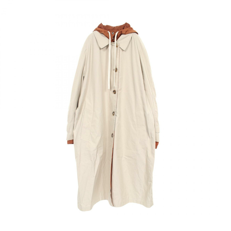 Miu Miu 其他外套 MS2087 尼龍棉 米色棕色 二手 女款-0