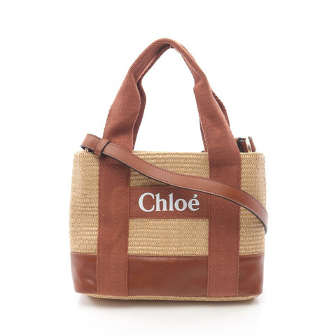 Chloe 單肩包 C20587239 棉質聚丙烯米色棕色新女款