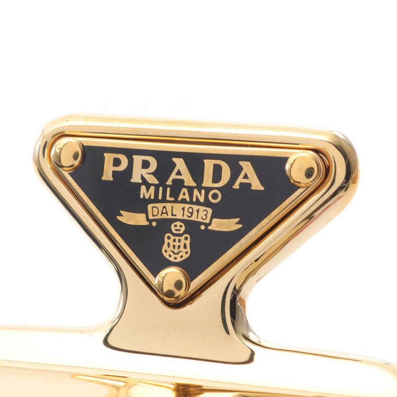 PRADA FERMAGLI 髮夾 其他時尚商品 1IF0872BA6F0056 鍍金 金色 黑色 全新 女款-3