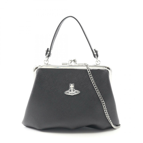 Vivienne Westwood 紅標 GRANNY 單肩包 4B010006WS0021N401 聚氨酯黑色 全新 女款