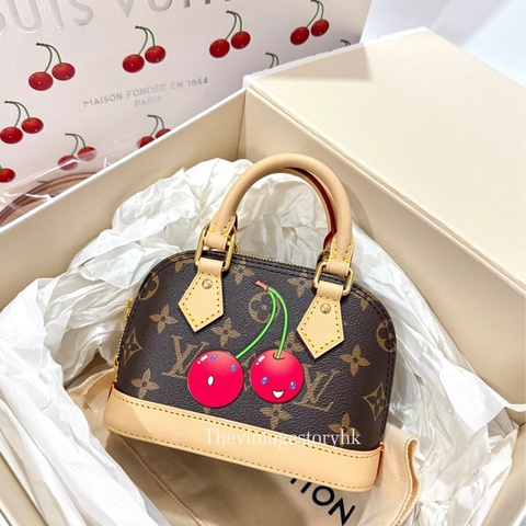 Louis Vuitton x 村上隆聯名系列「第三章」🍒LV x TM Nano Alma 櫻桃cherry