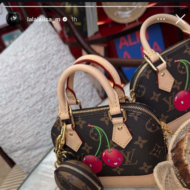 Louis Vuitton x 村上隆聯名系列「第三章」🍒LV x TM Nano Alma 櫻桃cherry-9