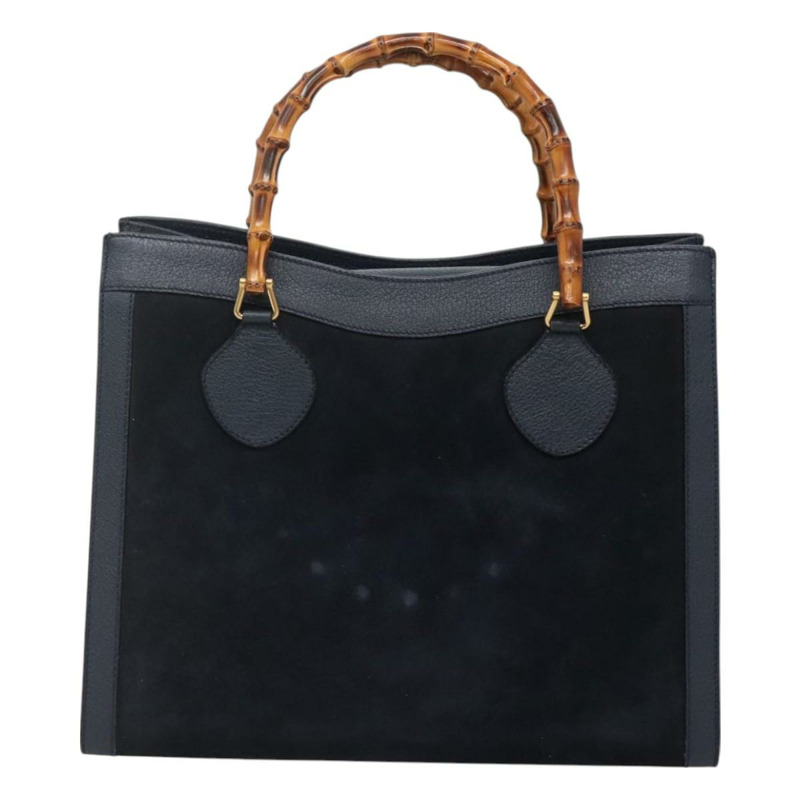 【日本直送】GUCCI 竹製手提包 絨面革 海軍藍 金色 002 1186 0260 正品 fm4759-12
