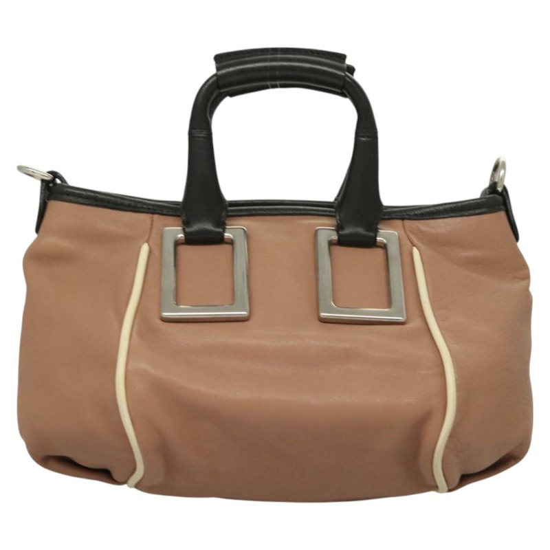 【日本直送】Chloe Etel 手提包 皮革 2 款 粉紅色 銀色 正品 BA3474-1