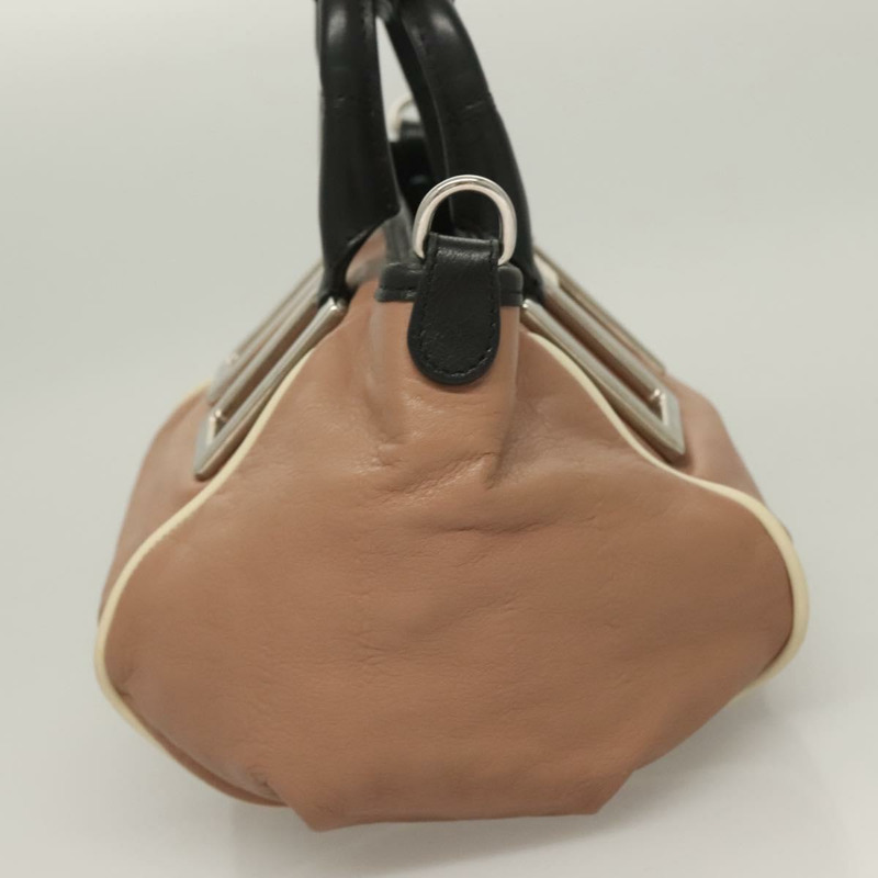 【日本直送】Chloe Etel 手提包 皮革 2 款 粉紅色 銀色 正品 BA3474-3